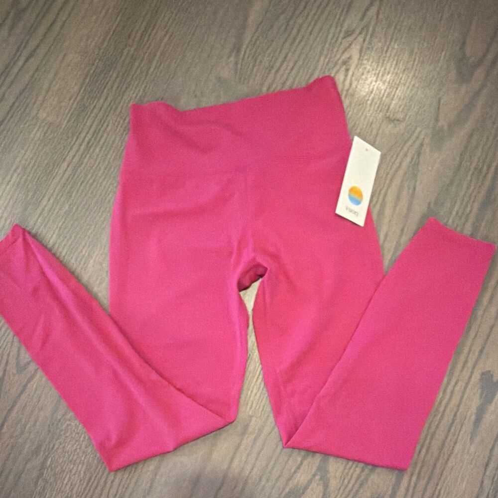 VUORI AlltheWay Legging Dragonfruit Bright Pink High Rise Athletic Small S NWT